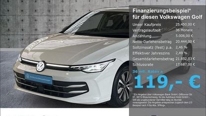 Gebraucht VW Golf VIII Goal 116 PS (85 kW) 2025 Weiß Limousine