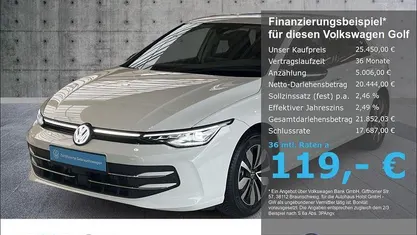 Gebraucht VW Golf VIII Goal 116 PS (85 kW) 2025 Limousine
