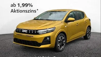 Neu Dacia Sandero Journey 122 PS (89 kW) 2025 Gelb Limousine
