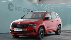 Rot Gebraucht 2024 Skoda Karoq SportLine SUV | 39.554 € (Fairer Preis)