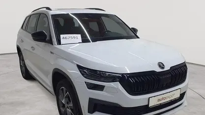 Gebraucht Skoda Kodiaq SportLine 200 PS (147 kW) 2023 Moonweiß perleffekt SUV