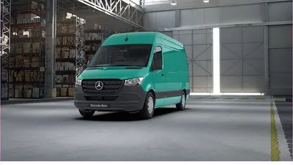 Gebraucht Mercedes Sprinter 170 PS (125 kW) 2021 Grün Van