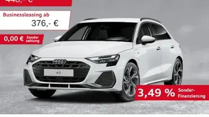 Gebraucht Audi A3 S-Line 204 PS (150 kW) 2025 Gletscherweiß metallic Limousine