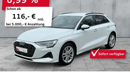 Gebraucht Audi A3 Advanced 116 PS (85 kW) 2025 Gletscherweiß metallic Limousine
