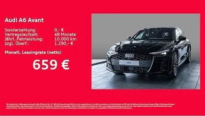 Nieuw Audi A6 Ambiente 299 PK (219 kW) 2026 Zwart Stationwagen