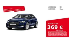 Blau Gebraucht 2024 Audi A3 Sportback Advanced Limousine | 34.480 € (Fairer Preis)
