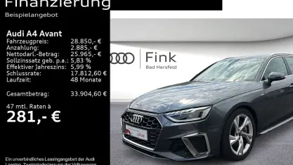 Gebraucht Audi A4 S-Line 204 PS (150 kW) 2023 Grau Kombi