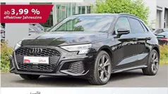 Mythosschwarz metallic Gebraucht 2024 Audi A3 Sportback S-Line Kombi | 36.820 € (Fairer Preis)