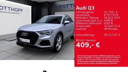 Gebraucht Audi Q3 Advanced 150 PS (110 kW) 2025 Florettsilber metallic SUV