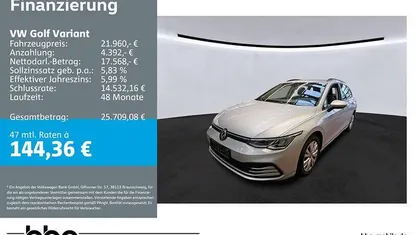 Gebraucht VW Golf VIII Life 110 PS (80 kW) 2023 Kombi