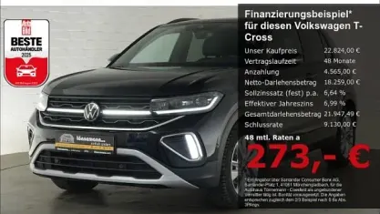 Gebraucht VW T-Cross Goal 116 PS (85 kW) 2025 Schwarz SUV
