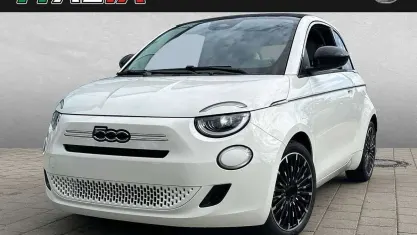 Neu Fiat 500C La Prima 65 PS (47 kW) 2026 Weiß (ice weiß) Cabrio