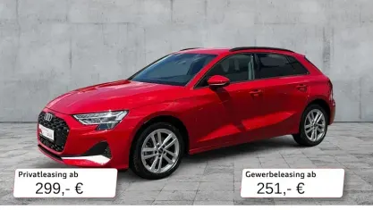 Gebraucht Audi A3 Advanced 204 PS (150 kW) 2025 Rot Limousine