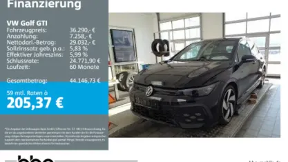 Gebraucht VW Golf VIII GTI 265 PS (194 kW) 2025 Schwarz Limousine
