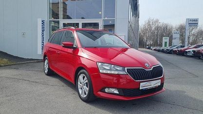Używany Skoda Fabia 95 KM (69 kW) 2022 Czerwony Hatchback