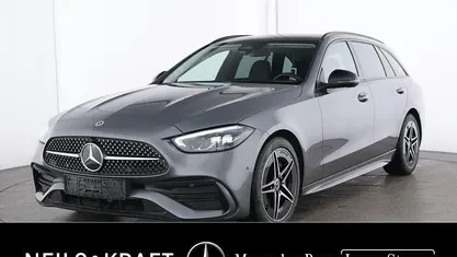 Grau Gebraucht 2024 Mercedes C200 AMG Kombi | 40.790 € (Fairer Preis)