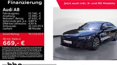 Schwarz Gebraucht 2023 Audi A8 Ambiente Limousine | 63.540 € (Fairer Preis)