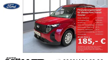 Neu Ford Transit Trend 125 PS (91 kW) 2026 Rot Van / Kleinbus