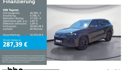 Brugt VW Tayron R-line 193 HK (141 kW) 2025 Grå SUV