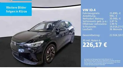 Mythosschwarz metallic Gebraucht 2022 VW ID.4 Pro Performance SUV | 21.890 € (Fairer Preis)