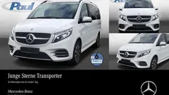 Weiss bergkristallweiß metalli Gebraucht 2020 Mercedes V250 AMG Van / Kleinbus | 48.900 € (Fairer Preis)