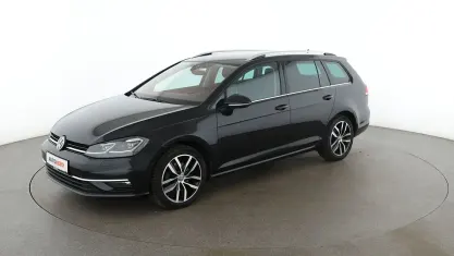 Gebraucht VW Golf VII Highline 2018 Schwarz Kombi
