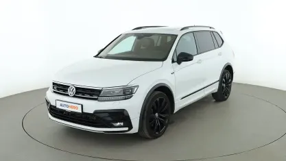 Gebraucht VW Tiguan Allspace Highline 200 PS (147 kW) 2021 Weiß SUV