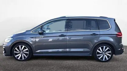 Gebraucht VW Touran Highline 150 PS (110 kW) 2018 Indiumgrau metallic Van / Kleinbus
