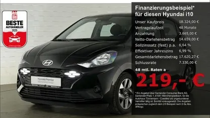 Phantom black Gebraucht 2025 Hyundai i10 Trend Kleinwagen | 18.324 € (Fairer Preis)