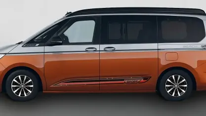Ny VW California Highline 150 HK (110 kW) 2025 Orange Van