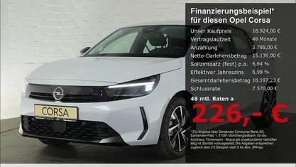 Nuova Opel Corsa Edition 110 CV (80 kW) 2025 Bianco Utilitaria