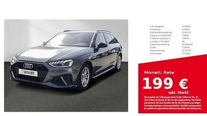 Second-hand Audi A4 S-Line 150 CP (110 kW) 2023 Gri Break