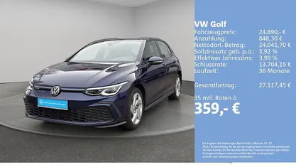 Gebraucht VW Golf VIII GTE 245 PS (180 kW) 2022 Atlantic blue metallic Limousine