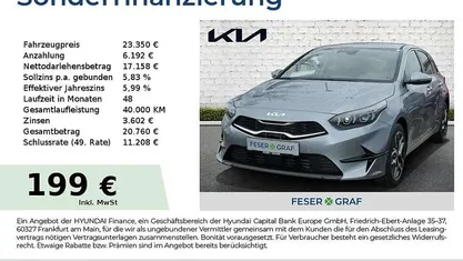 Lunarsilber metallic Neu 2025 Kia Ceed Style Kleinwagen | 23.350 € (Fairer Preis)