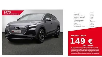 Taifungrau metallic Gebraucht 2022 Audi Q4 Sportback e-tron Advanced SUV | 26.380 € (Fairer Preis)