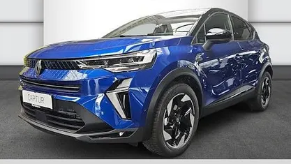 Ironblau metallic, black pearlschwarz metallic (blau) Neu 2025 Renault Captur Techno SUV | 30.490 € (Etwas zu teuer)