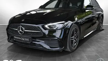 Brugt Mercedes C180 AMG 170 HK (125 kW) 2025 Sort Stationcar