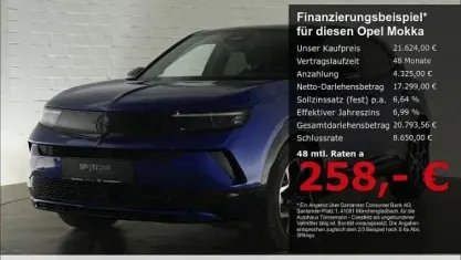 Gebraucht Opel Mokka 145 PS (106 kW) 2024 Blau SUV