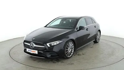 Schwarz Gebraucht 2019 Mercedes A180 AMG line Limousine | 21.400 € (Guter Preis)
