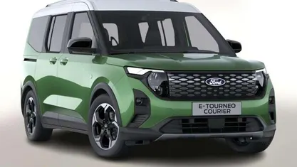 Bursting green metallic / dach: Neu 2025 Ford Tourneo Courier Active Van / Kleinbus | 33.890 € (Etwas zu teuer)
