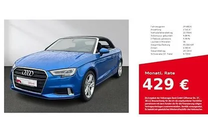 Gebraucht Audi A3 Cabriolet Sport 150 PS (110 kW) 2020 Cabrio