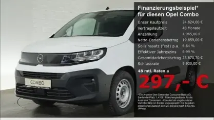 Neu Opel Combo 131 PS (96 kW) 2026 Weiß Van / Kleinbus