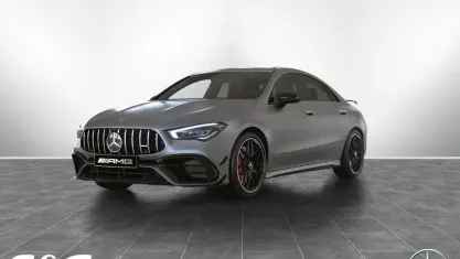 Gebraucht Mercedes CLA45 AMG Night 421 PS (309 kW) 2023 Manufaktur mountaingrau magno Coupé