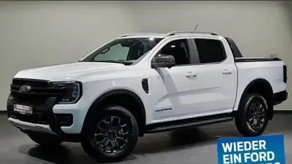 Nouă Ford Ranger Wildtrack 205 CP (150 kW) 2025 Alb Pickup