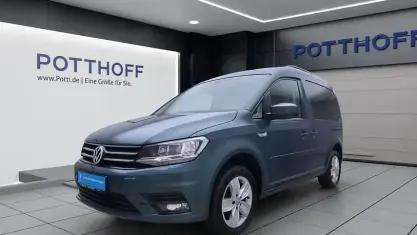 Gebraucht VW Caddy Comfortline 125 PS (91 kW) 2017 Bambusgarden green metallic Van / Kleinbus