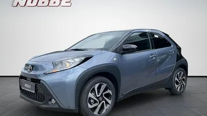 Celestite grey metallic/ dach mysticschwarz mica Gebraucht 2024 Toyota Aygo X Team SUV | 16.990 € (Fairer Preis)