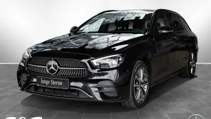 Gebraucht Mercedes E300 AMG 194 PS (142 kW) 2021 Metalliclack obsidianschwarz Kombi