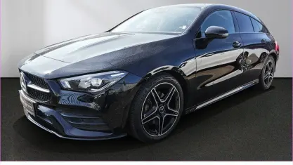 Gebraucht Mercedes CLA200 Shooting Brake AMG 163 PS (119 kW) 2021 Unilack nachtschwarz Kombi