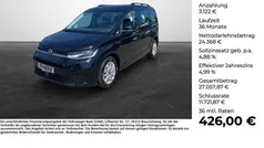 Schwarz (deep black perleffekt) Gebraucht 2021 VW Caddy Life Van / Kleinbus | 25.895 € (Superpreis)