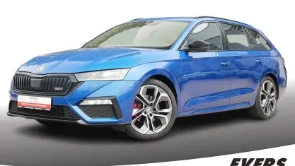 Usado Skoda Octavia RS 200 CV (147 kW) 2022 Azul Familiar